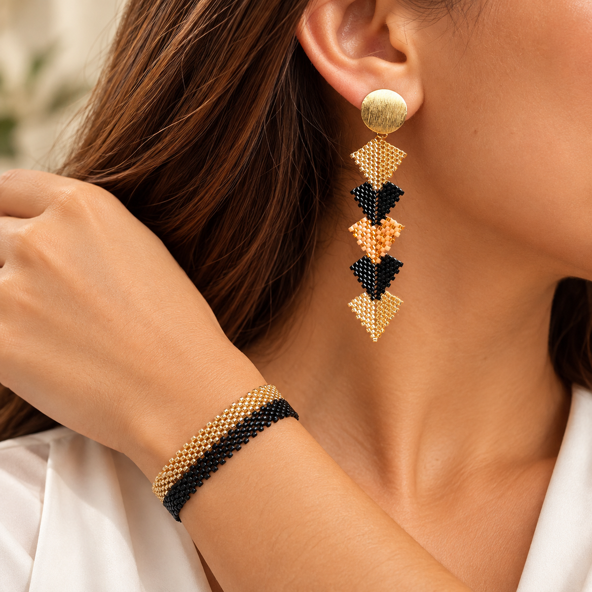 Juego black and beige