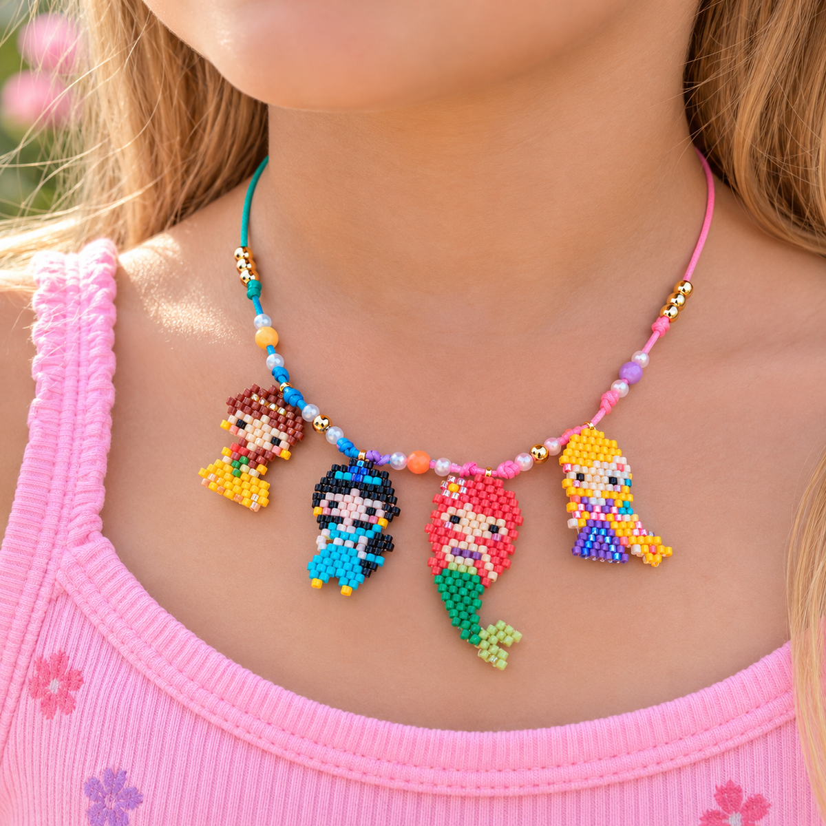 Collar princesas niñas