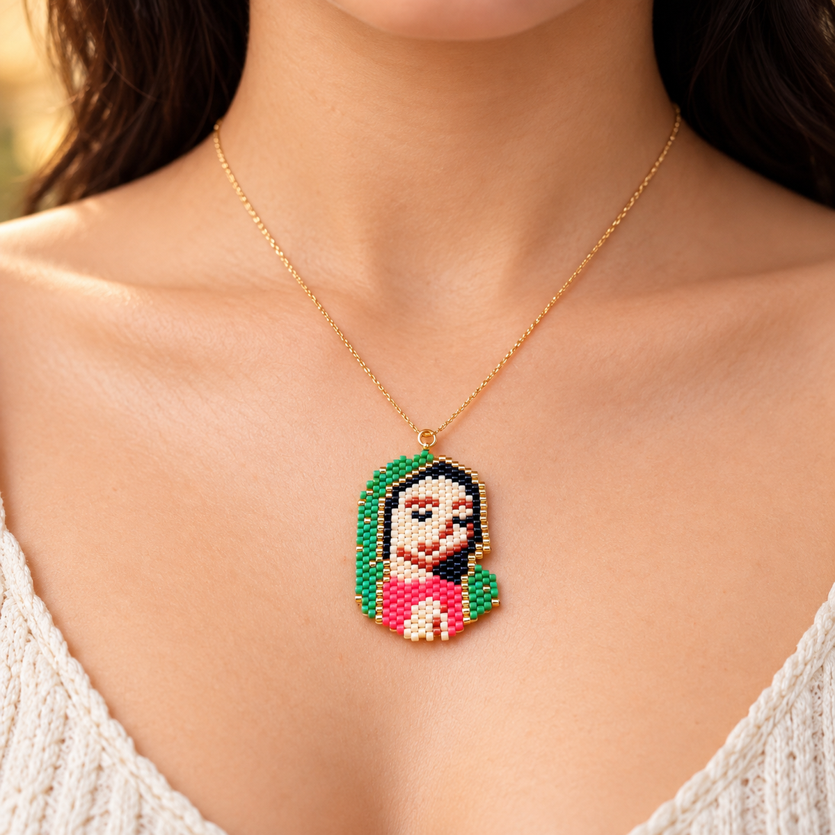 collar virgen de guadalupe #2