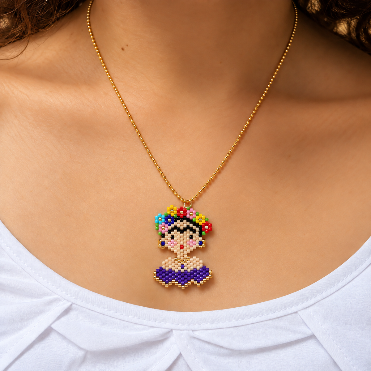 Collar Frida dress