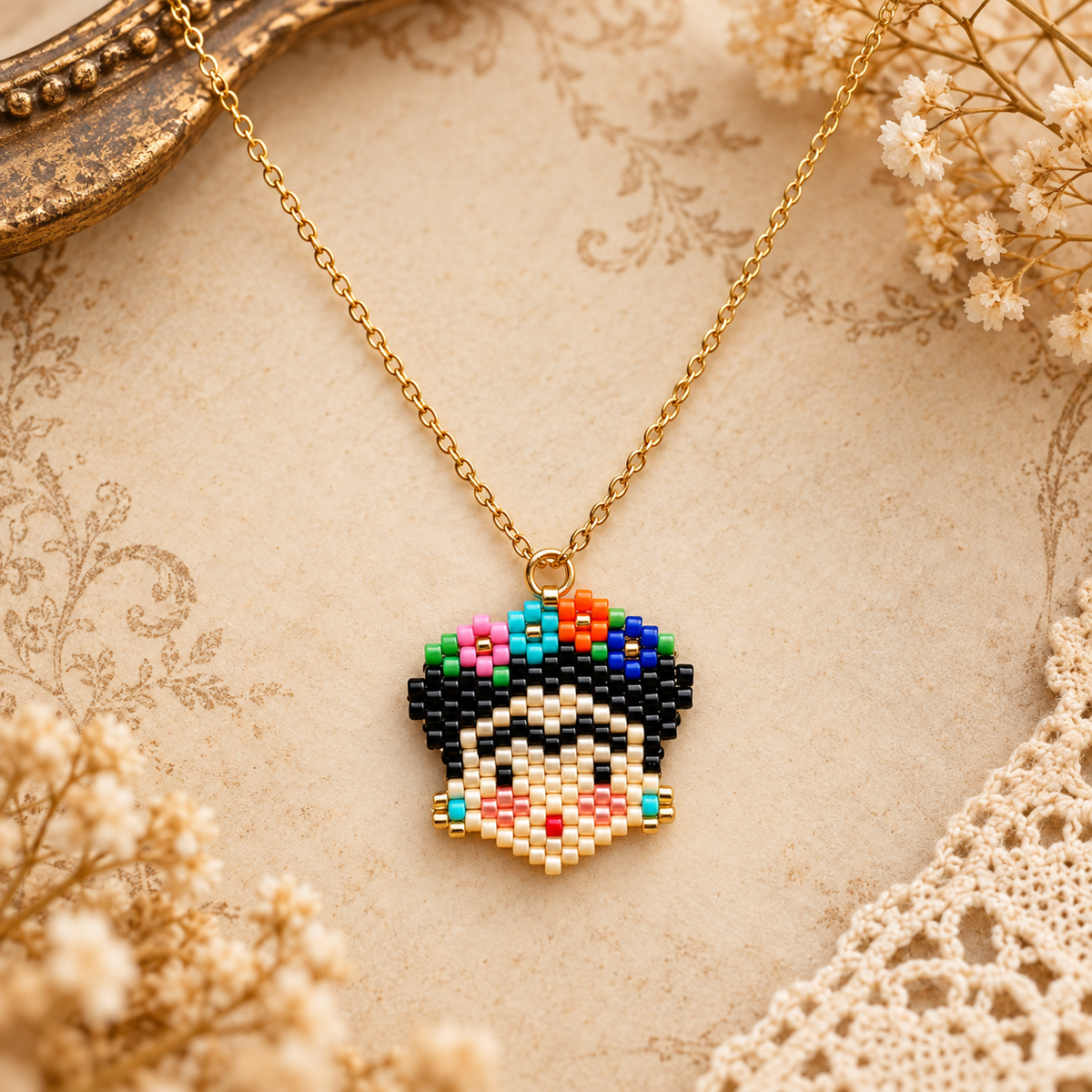 Collar Frida Kahlo