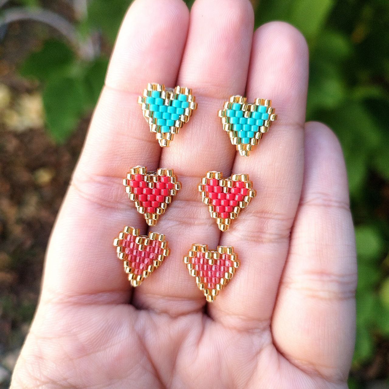 Juego de topos corazones