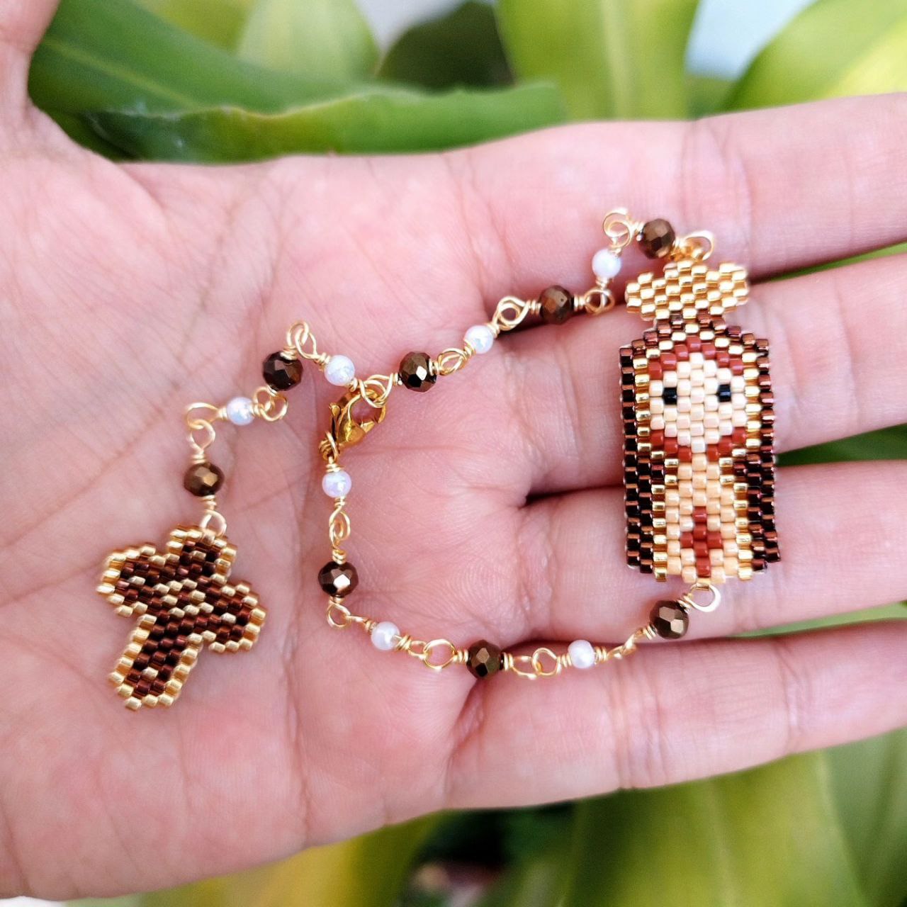 Pulsera Denario virgen del carmen