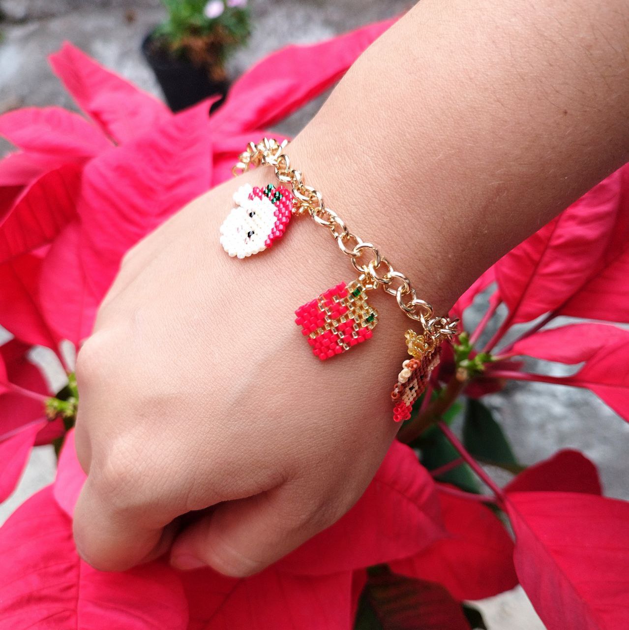 Pulsera dijes navidad