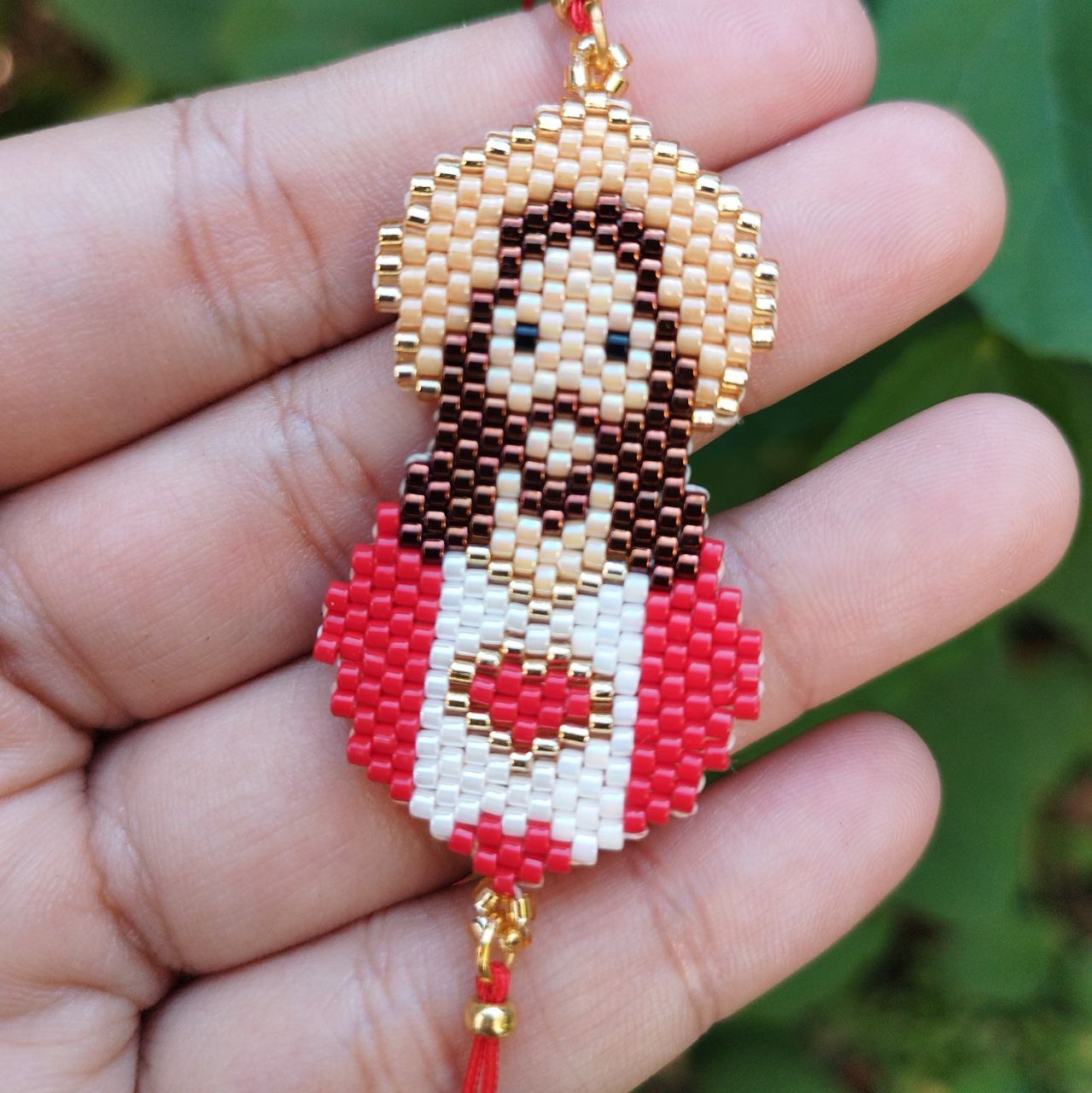 Pulsera corazon de jesus rojo