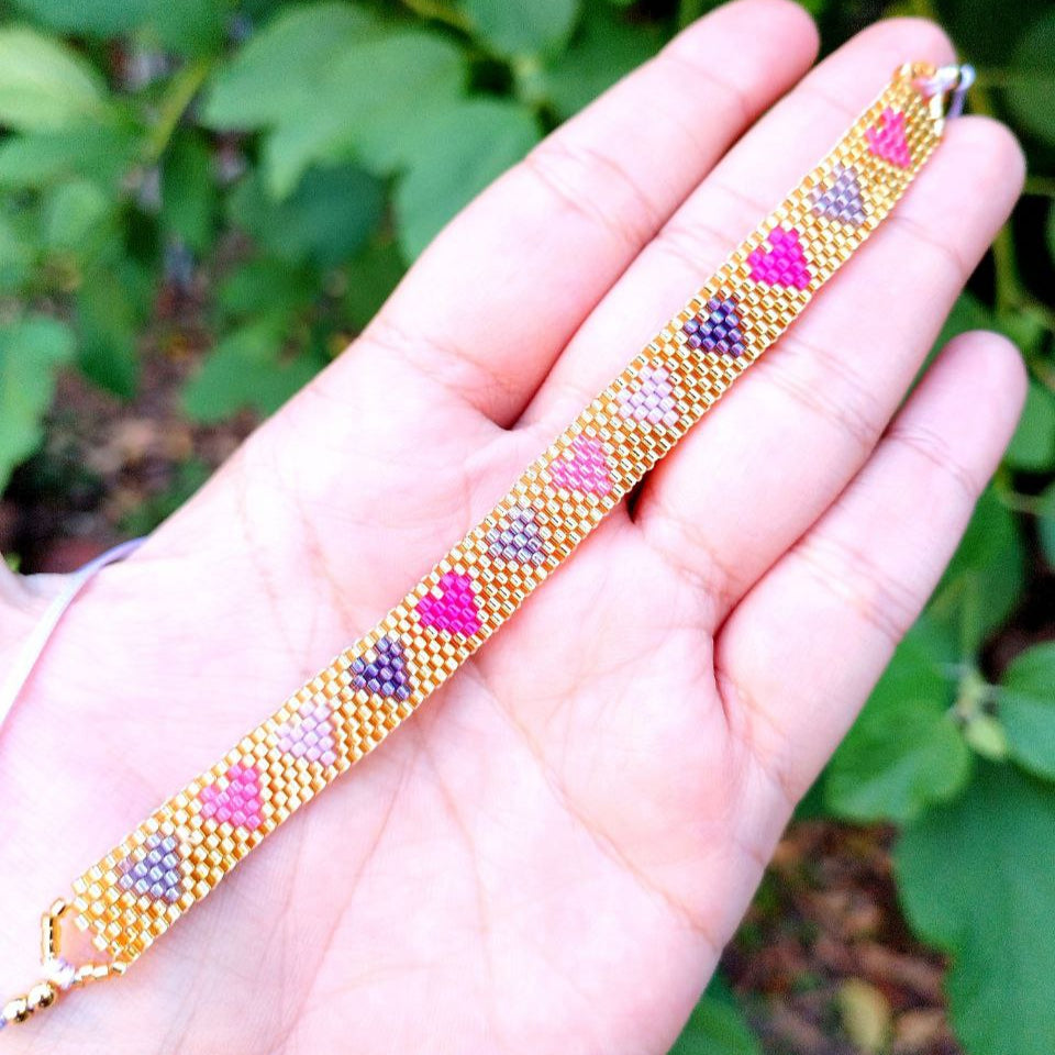 Manilla gold corazones