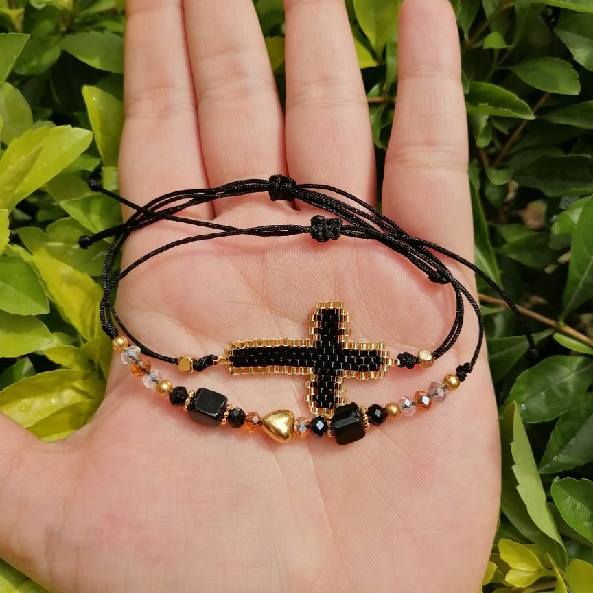 DUO PULSERAS CRUZ