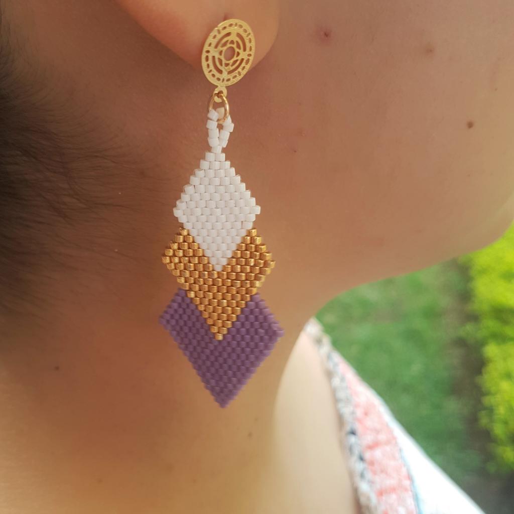 Aretes rombos