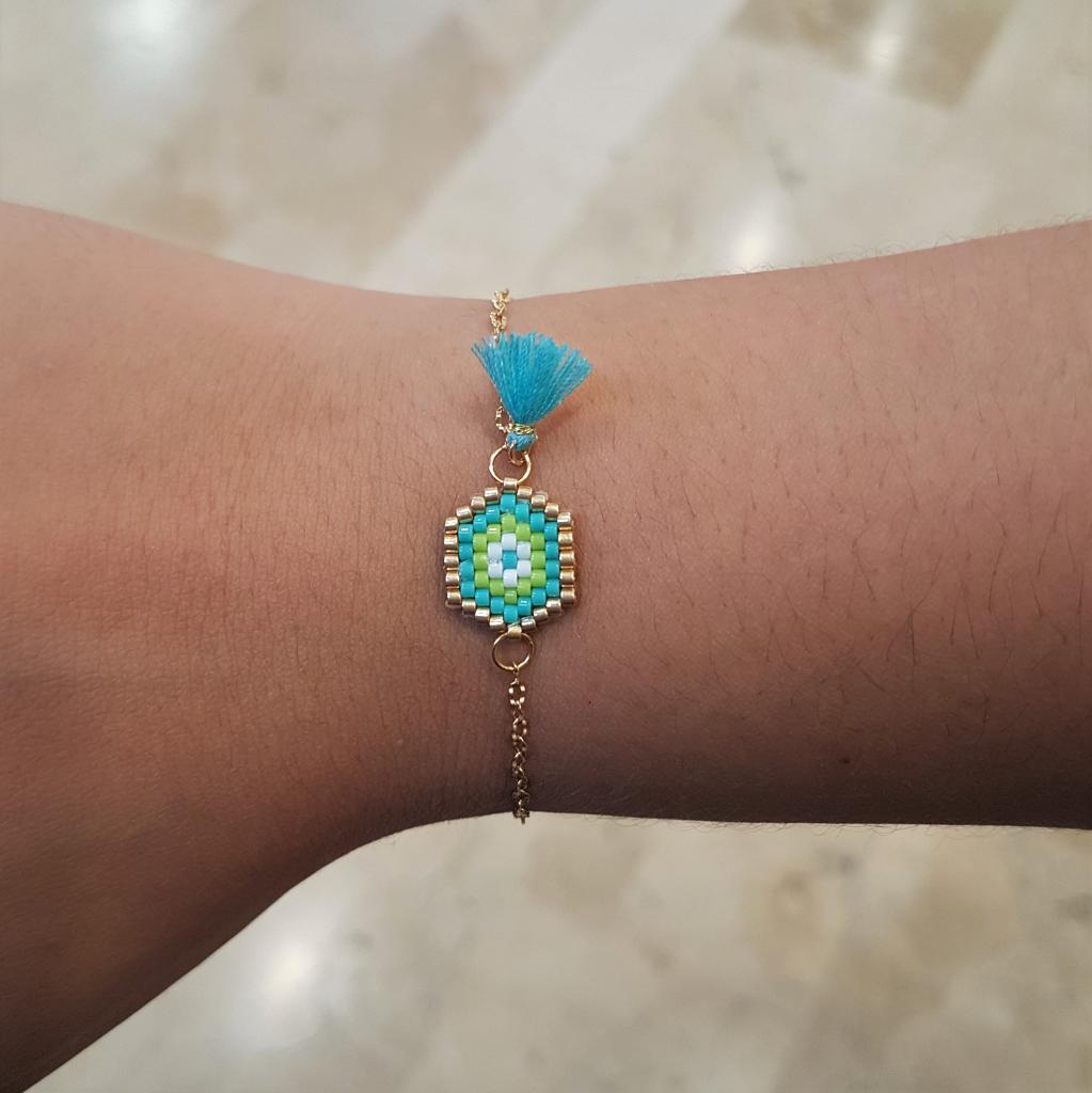 Pulsera hexagono