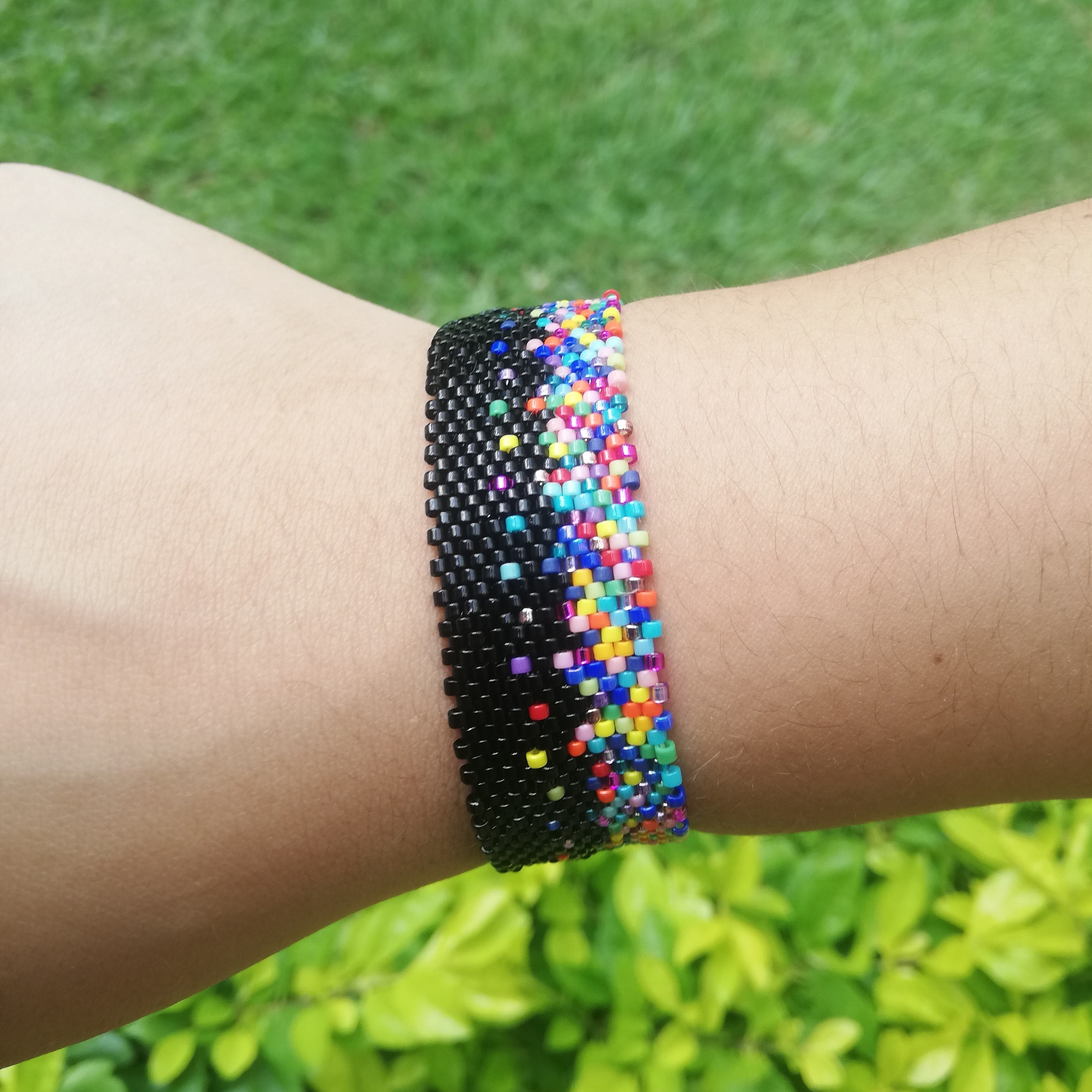 Pulsera Noche y Arcoiris
