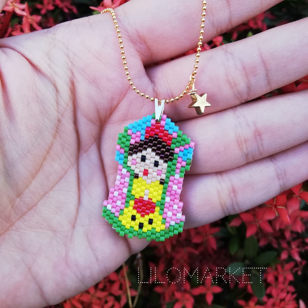 Collar virgen de Guadalupe