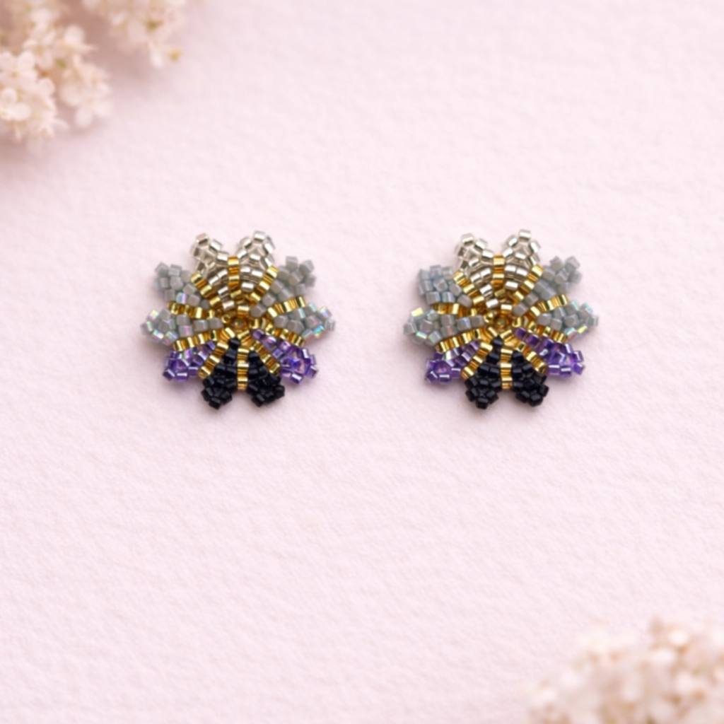 topos circulares morados