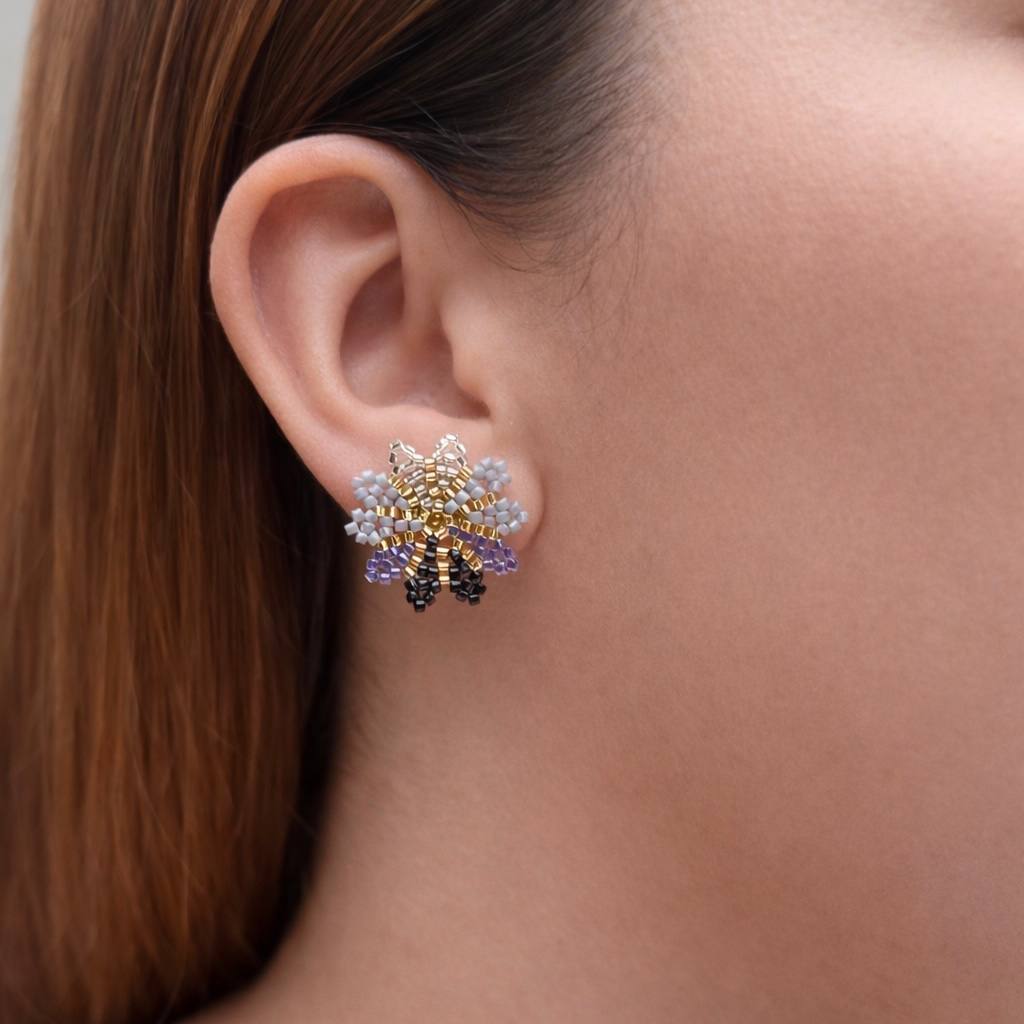 topos circulares morados