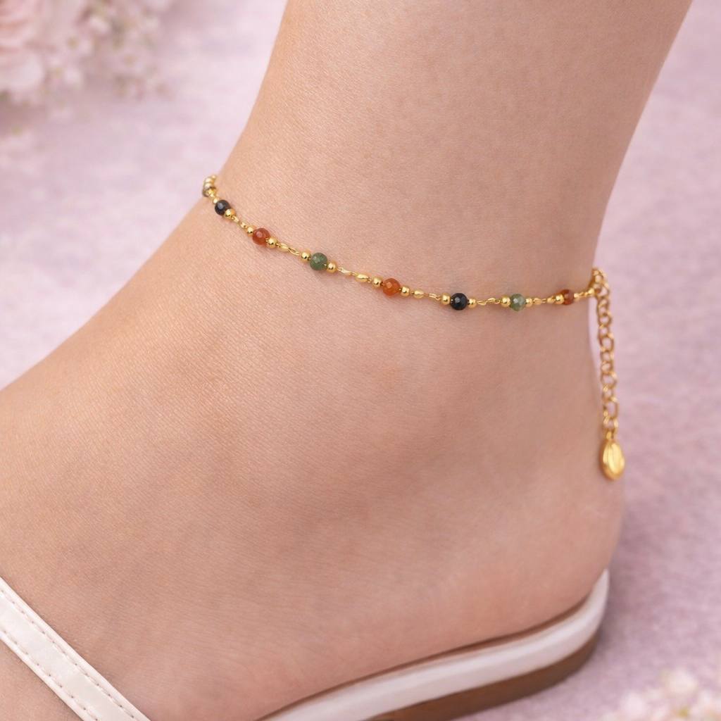 Tobillera Dorada agatta