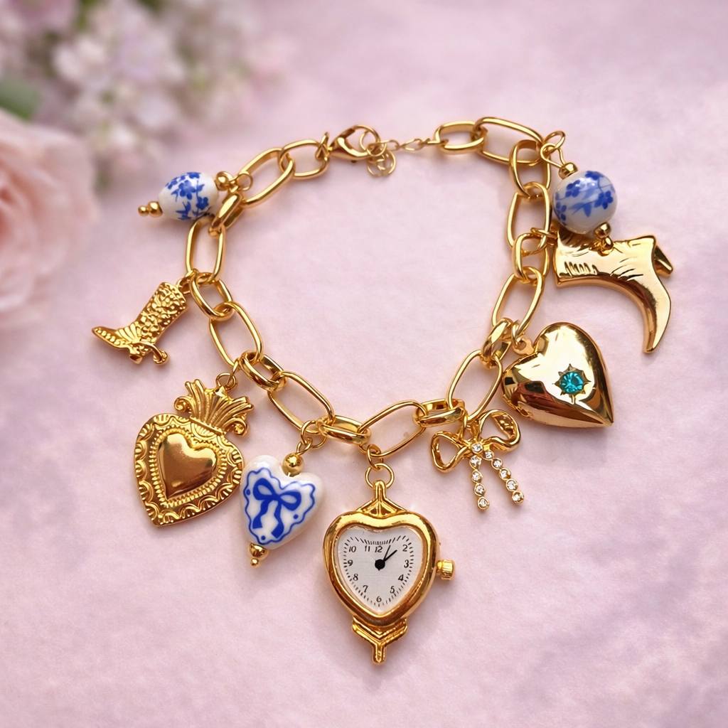 Pulsera Dijes azul