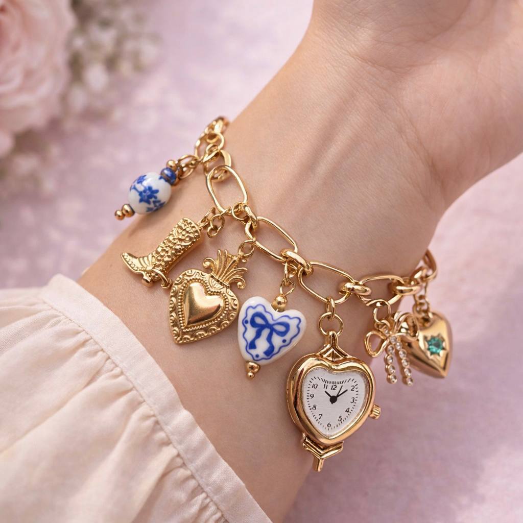 Pulsera Dijes azul