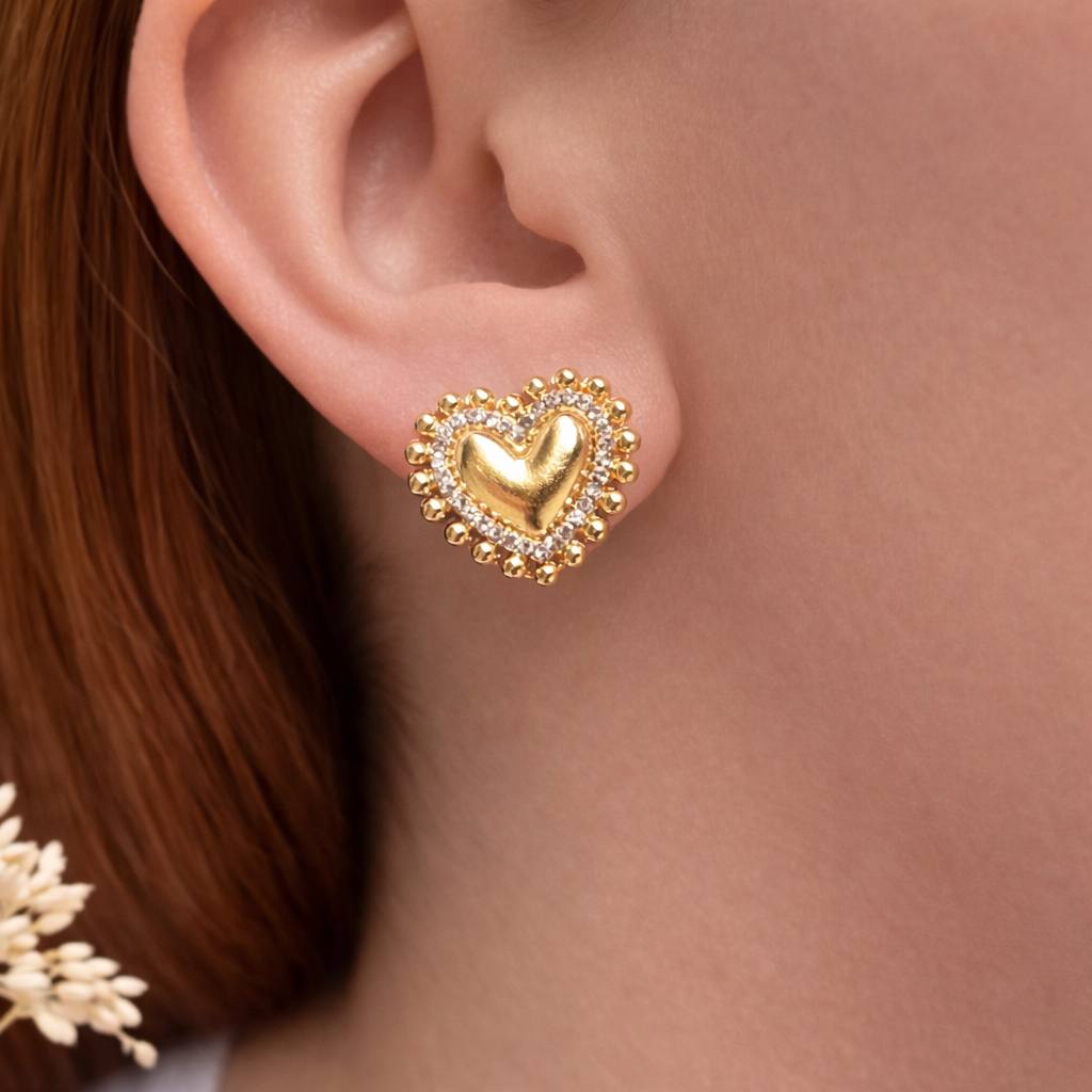 topos Corazones dorados