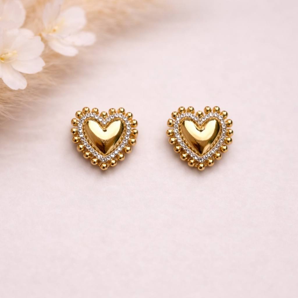 topos Corazones dorados