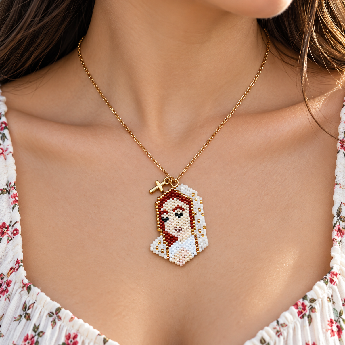 Collar Virgen de fatima