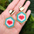 Maxi aretes corazones