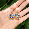 Aretes mini blue