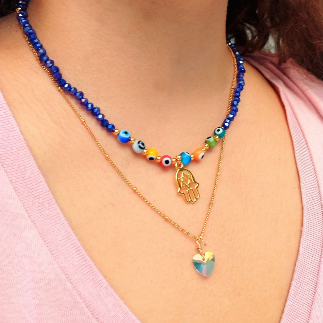 Duo hamsa corazon