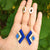 Aretes largos rombos