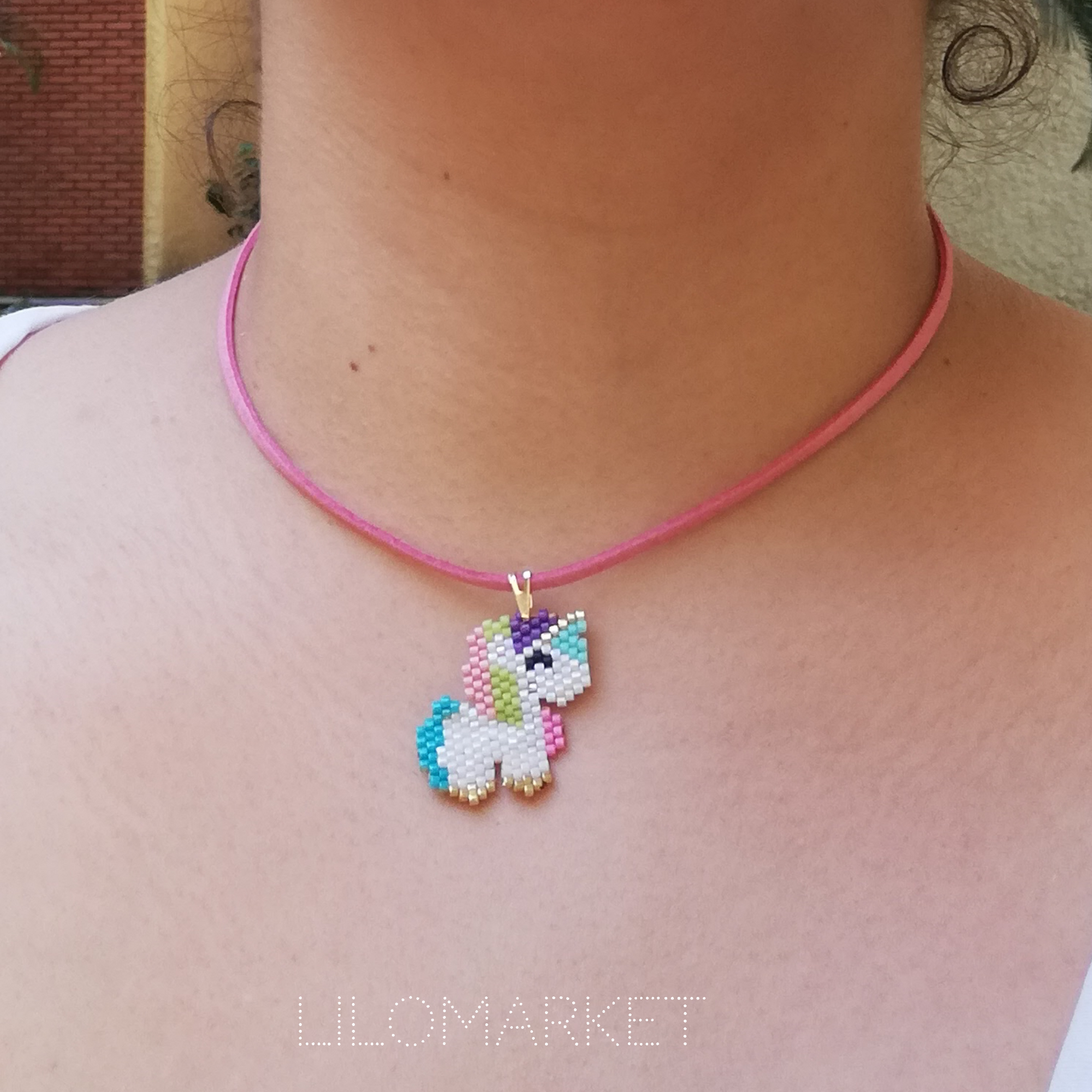 Collar unicornio - Comprar en kiar accesorios