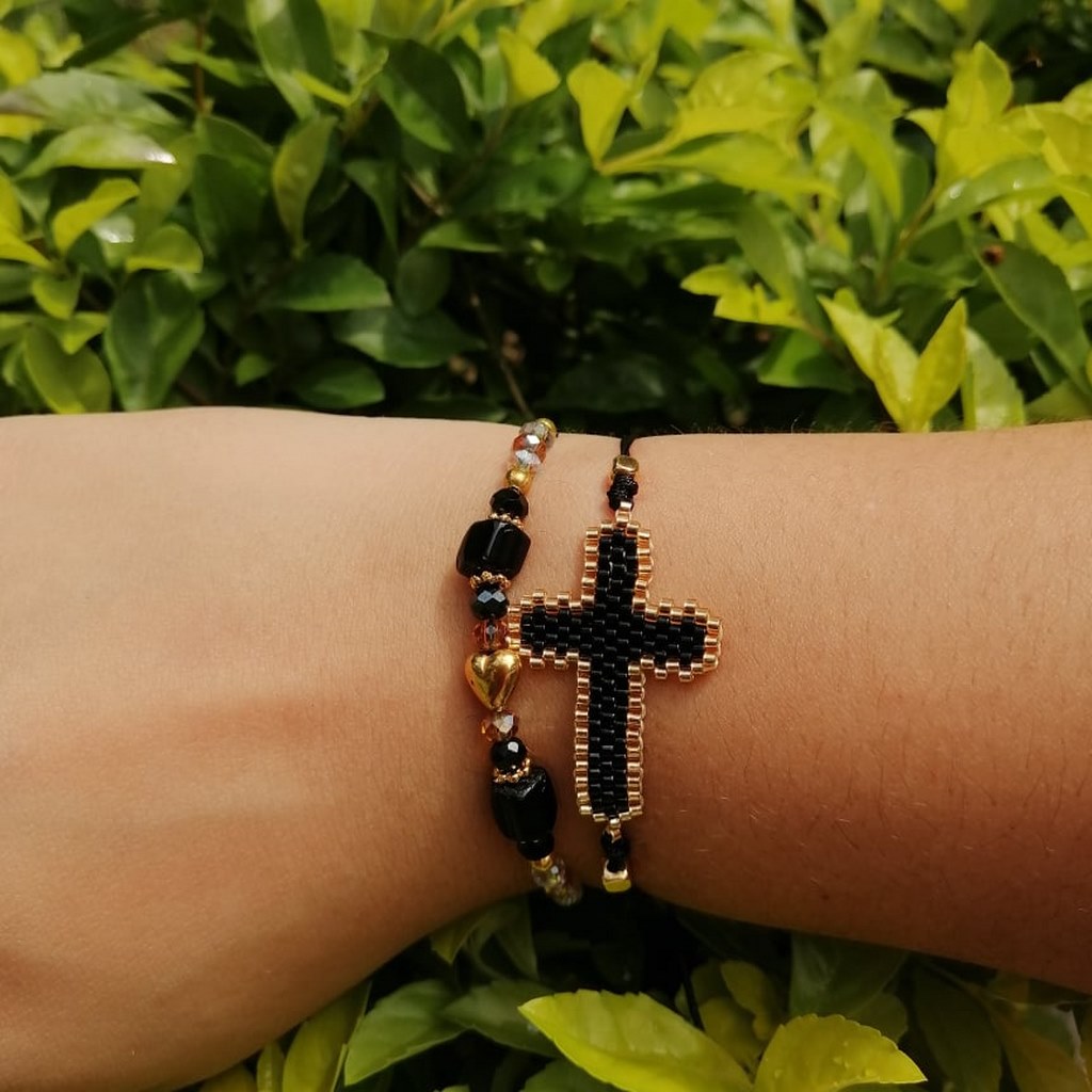 DUO PULSERAS CRUZ