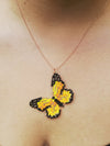 Collar mariposa real