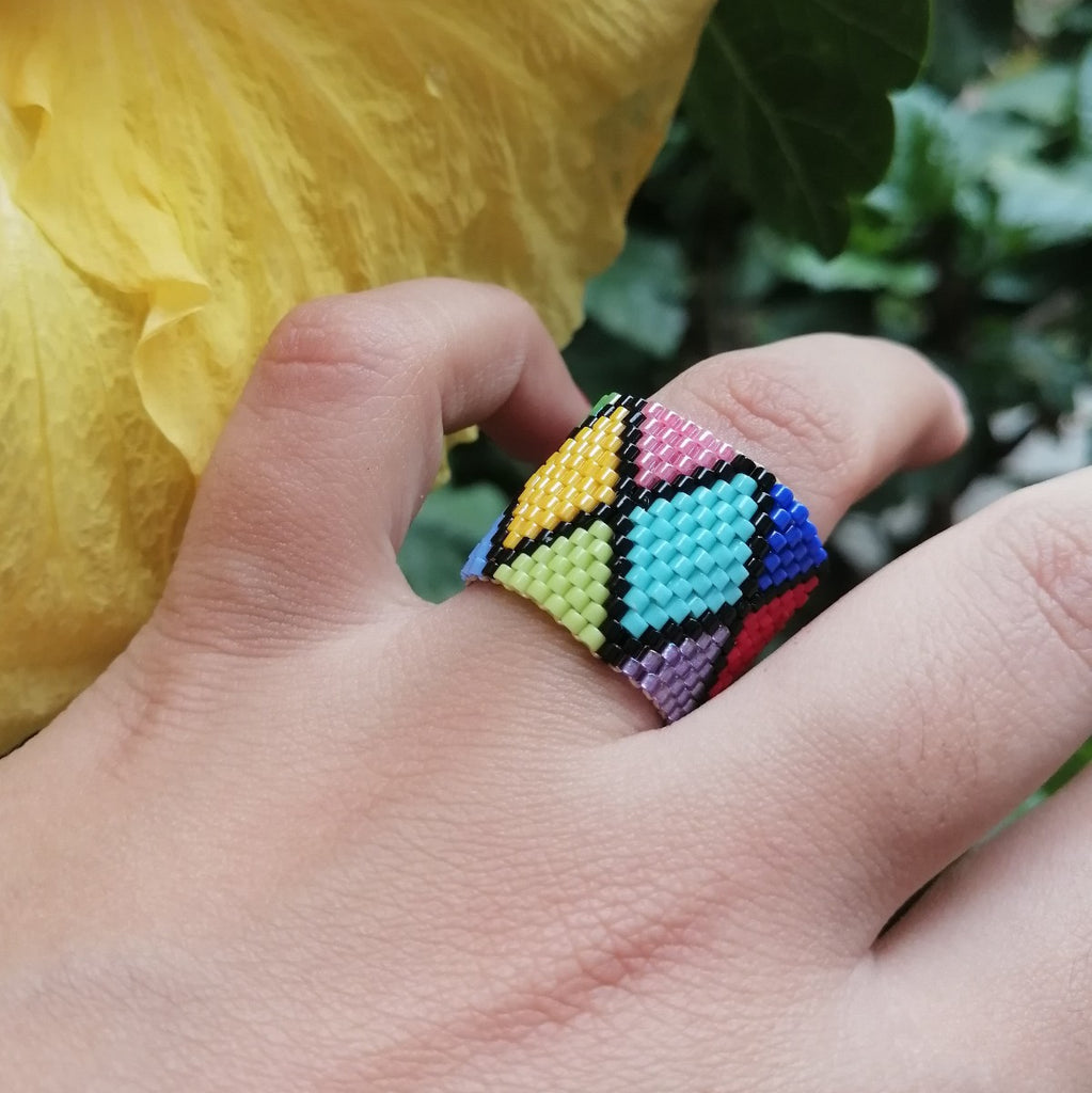 Anillo rombos