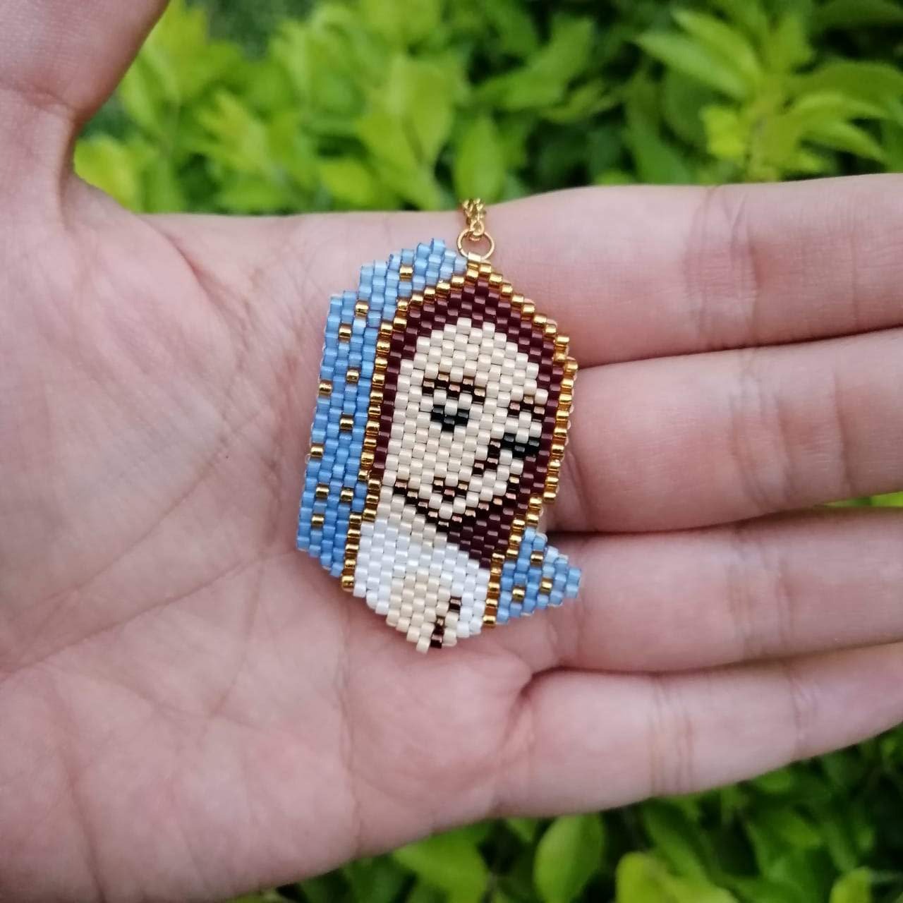 Collar Virgen Maria auxiliadora